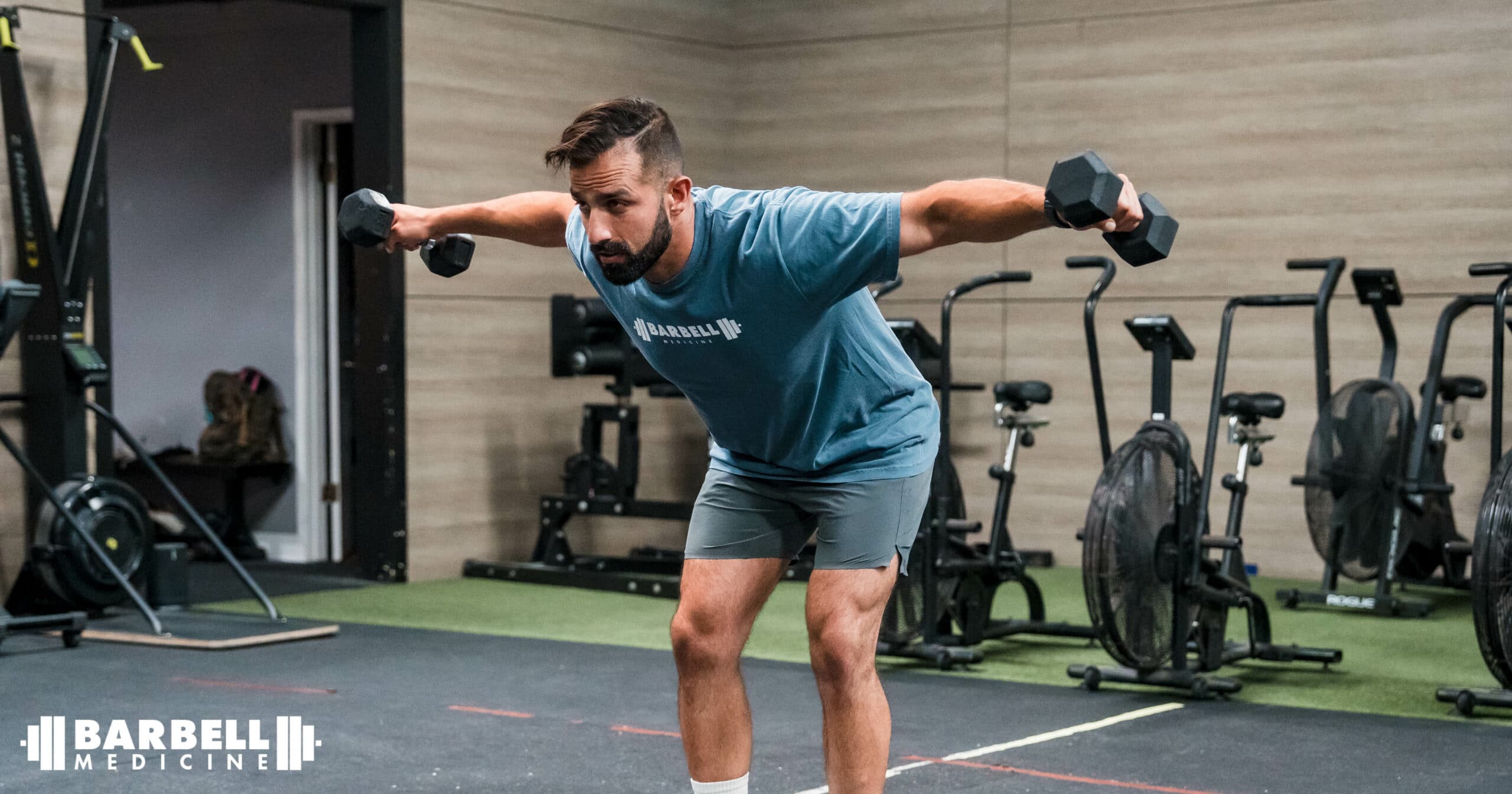 Bent Over Rear Delt Flyes