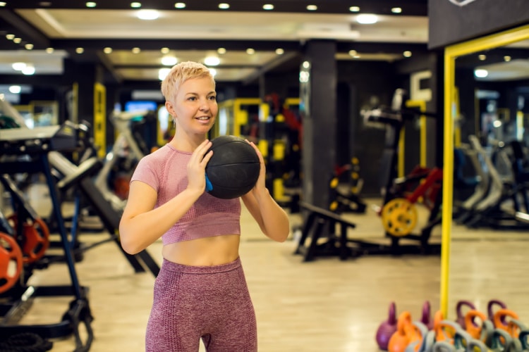 Medicine Ball “Shot” PutChest Pass