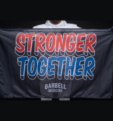 Barbell Medicine Stronger Together Flag